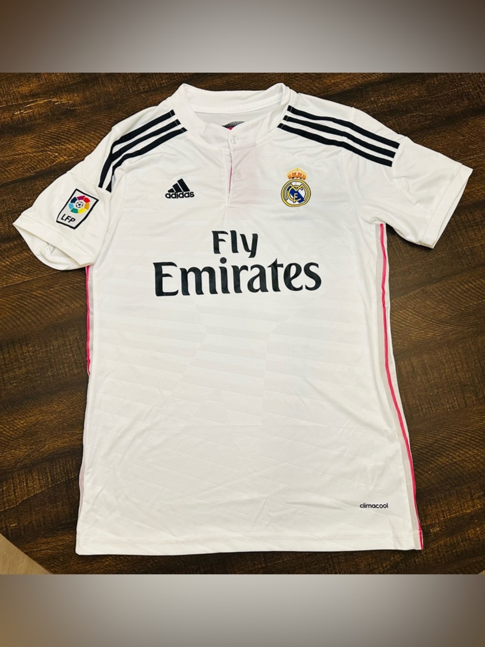 REAL MADRID 2014/2015 ADIDAS HOME SOCCER SHIRT MEN'S SIZE SMALL JERSEY